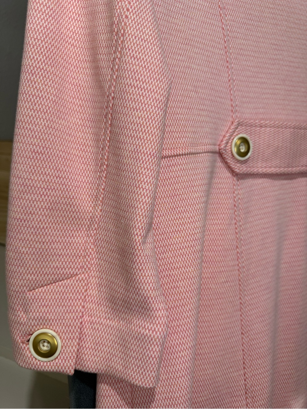 CAbi Peach-Pink Textured Collar Jacket - Picture 16 of 16
